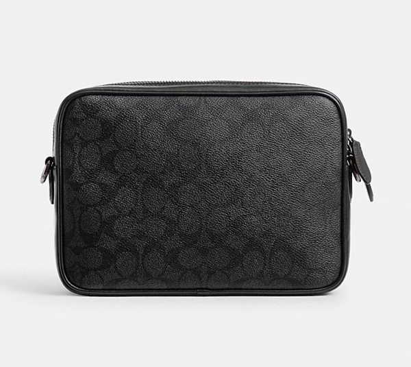 Tui Coach Charter Flap Crossbody 24 'Black' CR712-CHR
