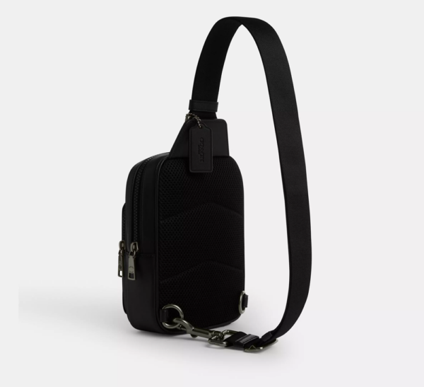 Tui Coach Racer Sling In Signature 'Black' CV763-QBMI5