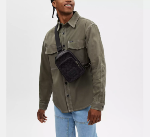 Tui Coach Racer Sling In Signature 'Black' CV763-QBMI5