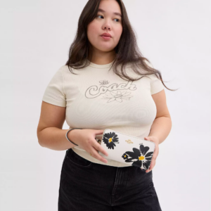 Vi Coach Long Zip Around Floral Print 'Multicolor' CZ608-IMCAH