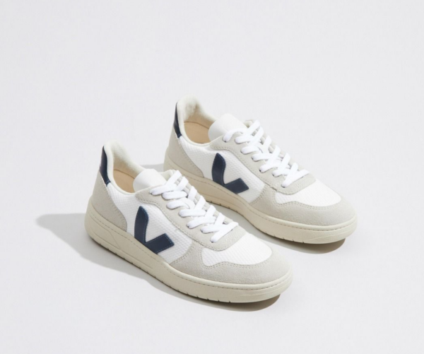 Giay Veja V-10 Panelled Low-Top 'White Beige' VX0101380