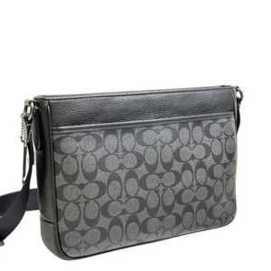Tui Coach Shoulder Bag 'Black Grey' CH078-QBMI5