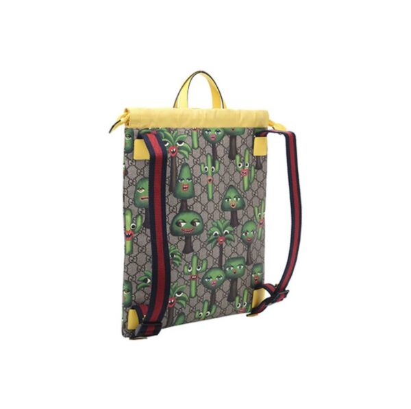 Tui Gucci x Supreme Monogram Drawstring 'Beige Ebony' 550775-HM4AN-9794