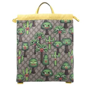 Tui Gucci x Supreme Monogram Drawstring 'Beige Ebony' 550775-HM4AN-9794