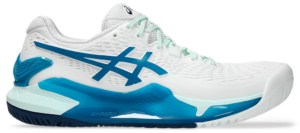 Giay Asics Gel Resolution 9 'White Teal Blue' 1042A208-102