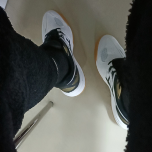 Giay Asics Court Break 2 'White Black Orange' 1073A013-103