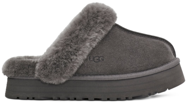 Dep UGG Disquette Fluff Slippers 'Grey' 1122550-CHRC