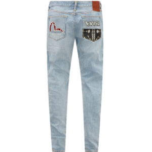Quan Evisu Nomadic Bandana Jeans 'Blue' 2ESHTM3JE12717CT
