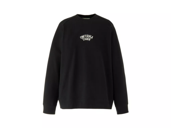 Ao Onitsuka Tiger Sweat Top 'Black Beige' 2183B165-002