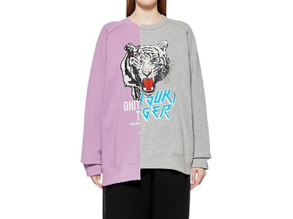 Ao Onitsuka Tiger Sweat Top 'White Purple' 2183B178-400