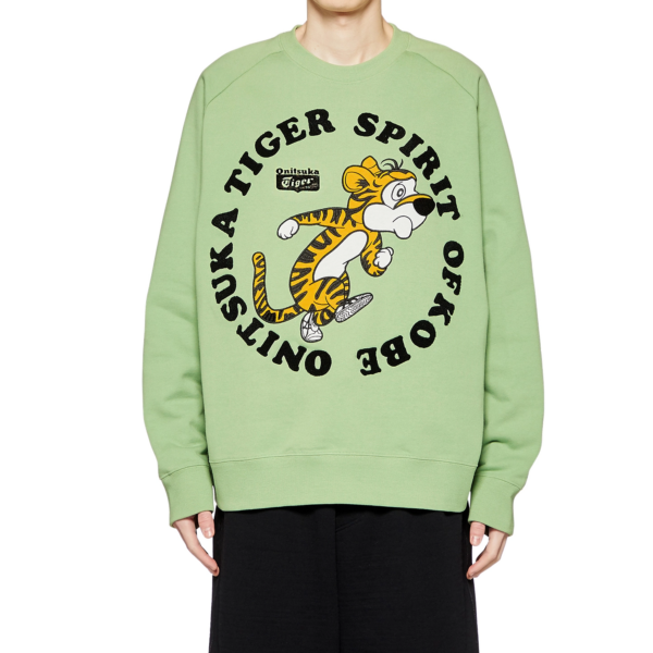 Ao Onitsuka Tiger Sweat Top 'Light Green' 2183B180-300
