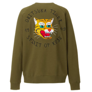 Ao Onitsuka Tiger Sweat Top 'Green' 2183B182-300