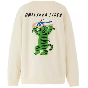 Ao Onitsuka Tiger Sweat Top 'White' 2183B409-250