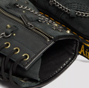 Giay Dr. Martens 1460 Studded Chain Lace Up 'Black' 27776001