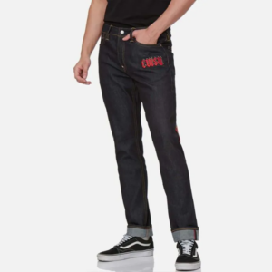 Quan Evisu Jeans Denim 'Red Blue' 2EAADM1JE92317CT