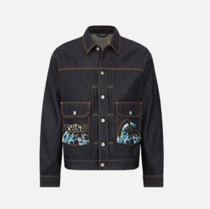 Ao Evisu Allover Godhead 'Black Blue' 2EAHTM2DJ703LFCT