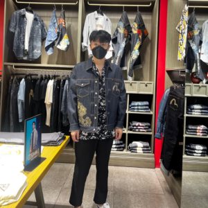 Ao Evisu Jeans Denim 'Blue' 2ESHTM2DJ701LF