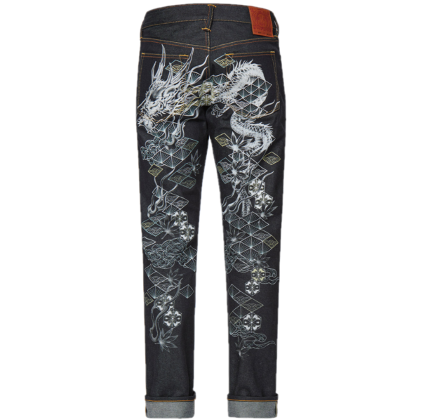 Quan Evisu Godhead Appliqued 'Blue' 2EAHTM1JE91117CT