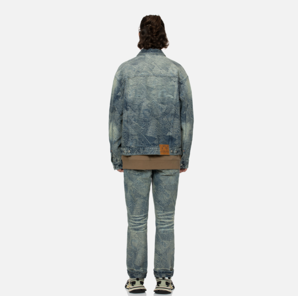 Ao Evisu Allover Pocket Seagull 'Blue' 2EAHTM4DJ8002LFDN