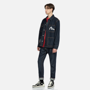 Ao Evisu Eagle And Samurai 'Blue' 2ESHTM3DJ118RXCX