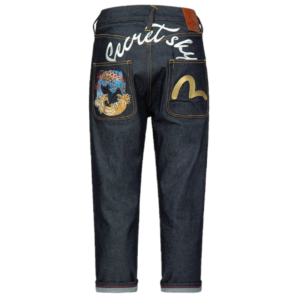 Quan Evisu Dragon-Koi And Seagull 'Blue' 2ESHTM3JE16427CX