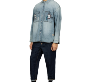 Quan Evisu Seagull And Godhead 'Dark Blue' 2ESHTM4JE8023BLDN