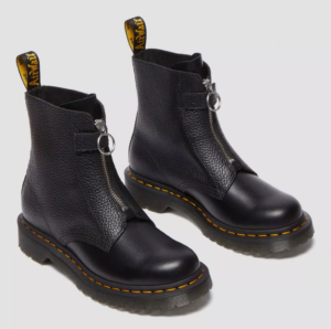 Giay Dr. Martens 1460 Front Zip Lace Up Boots 'Black' 32054001