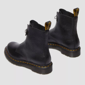 Giay Dr. Martens 1460 Front Zip Lace Up Boots 'Black' 32054001