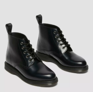 Giay Dr. Martens Emmeline Smooth Lace Up 'Black' 32219001