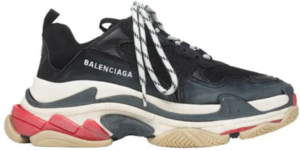 Giay Balenciaga Triple S 'Black Red' 524037W09OM11000