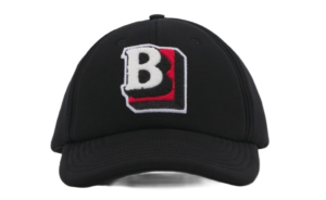 Mu Burberry Letter Graphic Cotton Baseball 'Black' 80487301