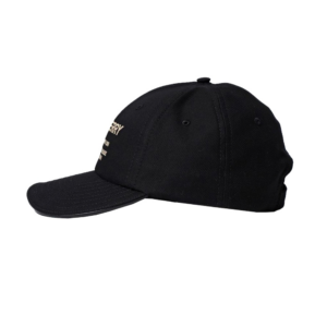 Mu Burberry Letter Printed Duckbill Cap 'Black' 80576251