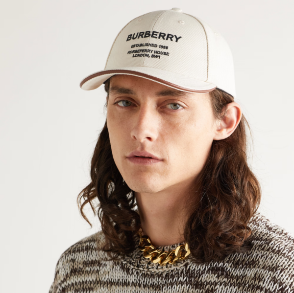 Mu Burberry Women's Horseferry Motif Cotton 'Natural' 80680371