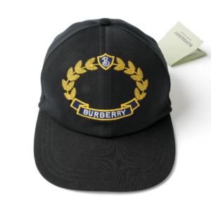 Mu Burberry Oak Leaf Crest Cotton Jersey 'Black' 80693771