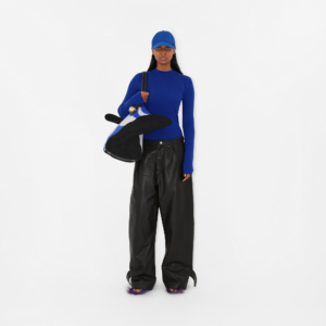 Mu Burberry EKD Nylon Baseball Cap 'Blue' 80770241