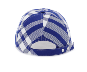 Mu Burberry Tartan Baseball Cap 'White Blue' 80794781