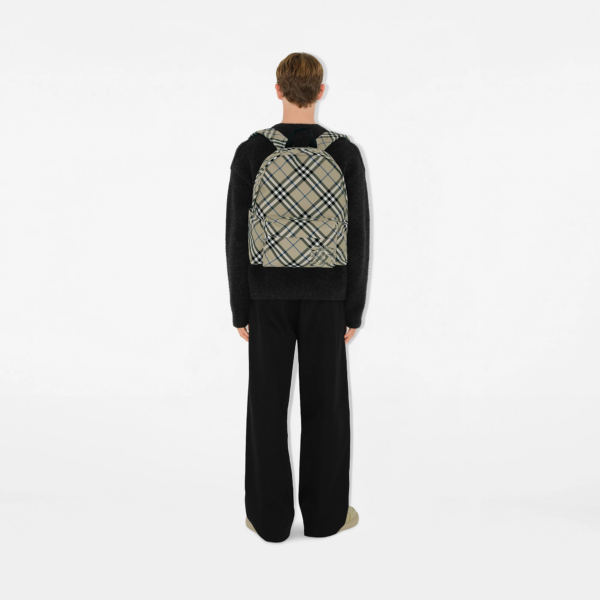 Balo Burberry Check Backpack 'Lichen' 80913331