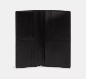 Vi Coach Breast Pocket Wallet Signature 'Black' 91635-QBLWO