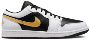 Giay Nike Air Jordan 1 Low 'Gold Swoosh' 553558-172