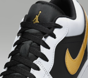 Giay Nike Air Jordan 1 Low 'Gold Swoosh' 553558-172