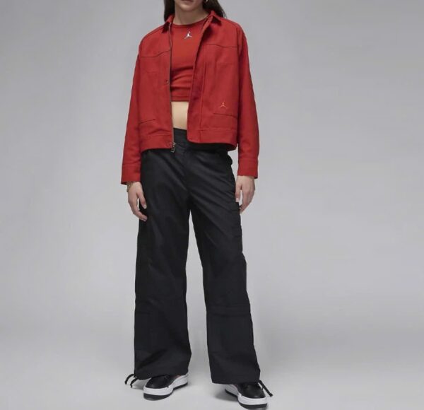 Ao Nike Jordan Solid Color Jacket 'Dune Red' FN5351-615