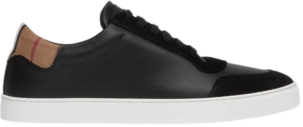 Giay Burberry Leather Suede Vintage 'Black' 80617521