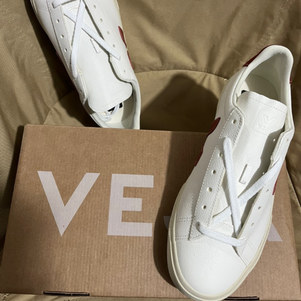 Giay Veja Campo Lace-Up 'White Red' CP052615