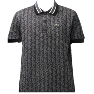 Ao Lacoste Polo Jacquard 'Grey' DH1417-10-4PC