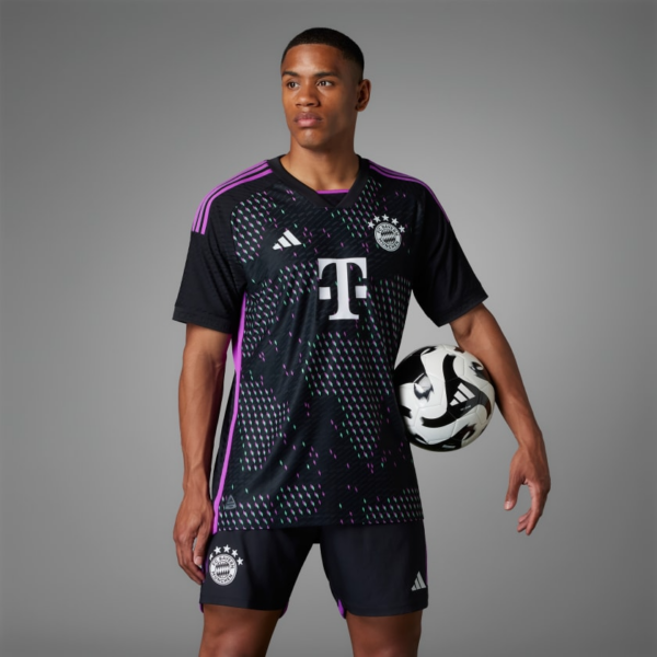 Ao Adidas Fc Bayern 23/24 Away Jersey 'Black Purple' HR6947