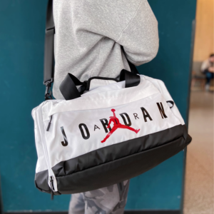 Tui Nike Air Jordan Logo Duffel Bag 'White' FD7040-100