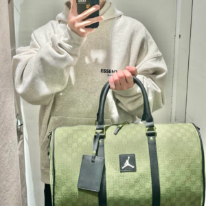 Tui Nike Jordan Monogram Duffle 'Green' FJ6787-390