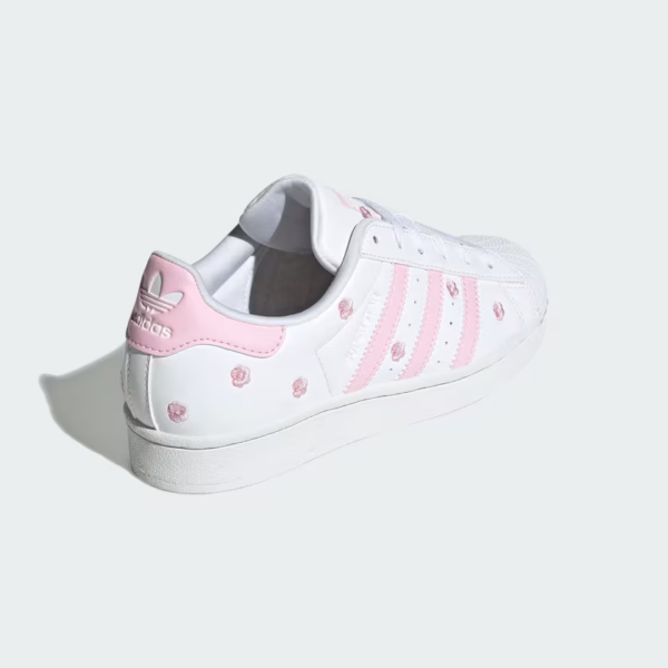 Giay Adidas Superstar J 'Pink Floral Embroidery' IG7015