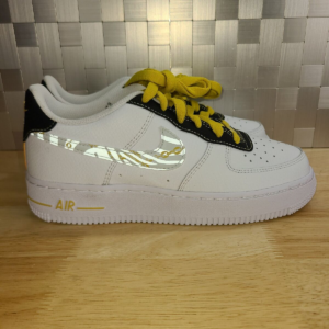 Giay Nike Air Force 1 '07 LV8 GS 'Gold Links Zebra Print' DH5480-100