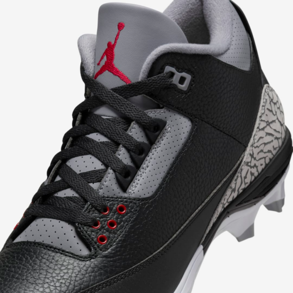 Giay Nike Air Jordan 3 Retro TD Cleat 'Black Cement' FZ8626-001